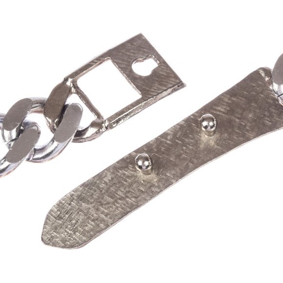 Pauline Rader Silver Tone Belt